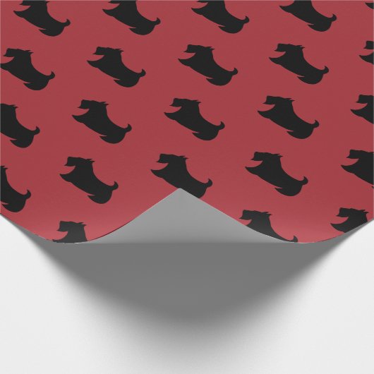 Scottish Terrier Wrapping Paper Geschenkpapier (Ecke)