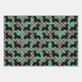 Scottish Terrier Wrapping Paper Sheets Geschenkpapier Set (Vorderseite 3)