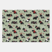 Scottish Terrier Wrapping Paper Sheets Geschenkpapier Set (Vorderseite 3)