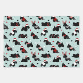 Scottish Terrier Wrapping Paper Sheets Geschenkpapier Set (Vorderseite)