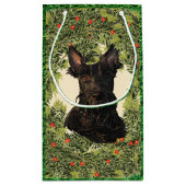 Scottish Terrier Wreath Kleine Geschenktüte (Rückseite)