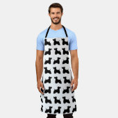Scottish Terriers Allover Print Schürze (Getragen)