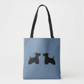Scottish Terriers Allover Tasche (Vorderseite)