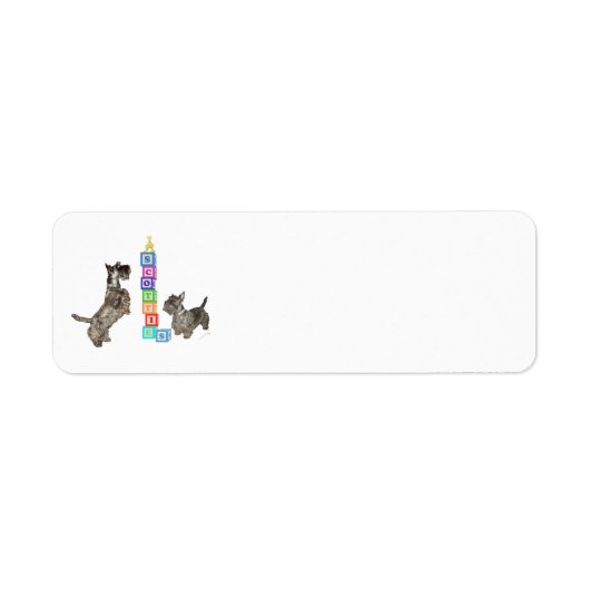Scottish Terriers Alphabet Blocks (Vorne)