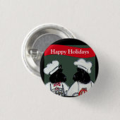 Scottish Terriers Button (Vorne & Hinten)
