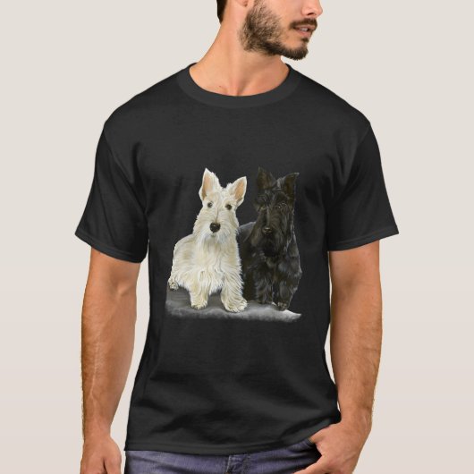 Scottish Terriers Canine T-Shirt (Vorderseite)