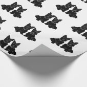 Scottish Terriers Geschenkpapier (Ecke)