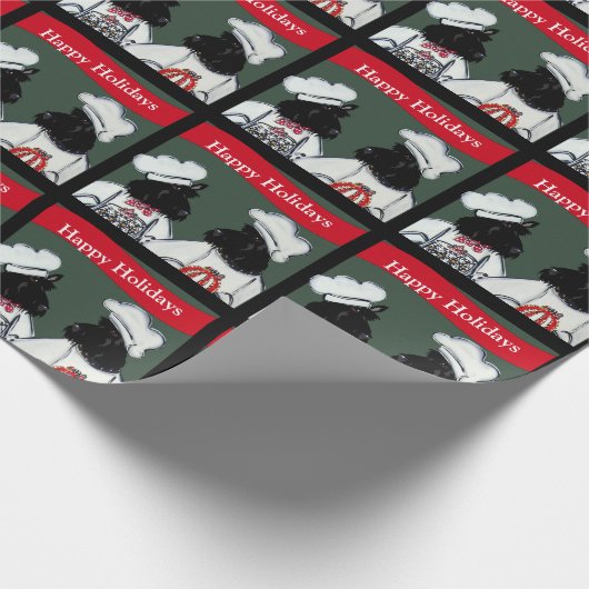 Scottish Terriers    Geschenkpapier (Ecke)