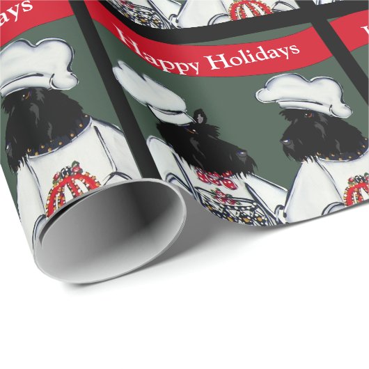 Scottish Terriers    Geschenkpapier (Rolleneckpunkt)