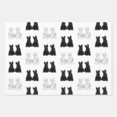 Scottish Terriers Geschenkpapier Set (Vorderseite)