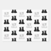 Scottish Terriers Geschenkpapier Set (Vorderseite 2)