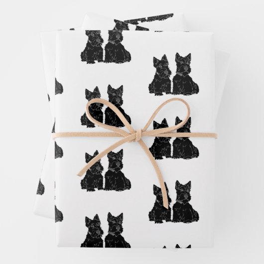 Scottish Terriers Geschenkpapier Set (Beispiel)
