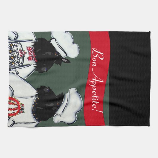 Scottish Terriers Geschirrtuch (Horizontal)