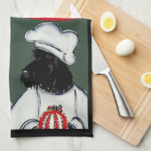 Scottish Terriers Geschirrtuch (Viertel Falte)