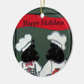 Scottish Terriers Keramik Ornament (Links)