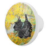 Scottish Terriers Keramikknauf (Rechts)