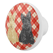 Scottish Terriers Keramikknauf (Rechts)