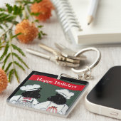 Scottish Terriers Schlüsselanhänger (Vorderseite rechts)