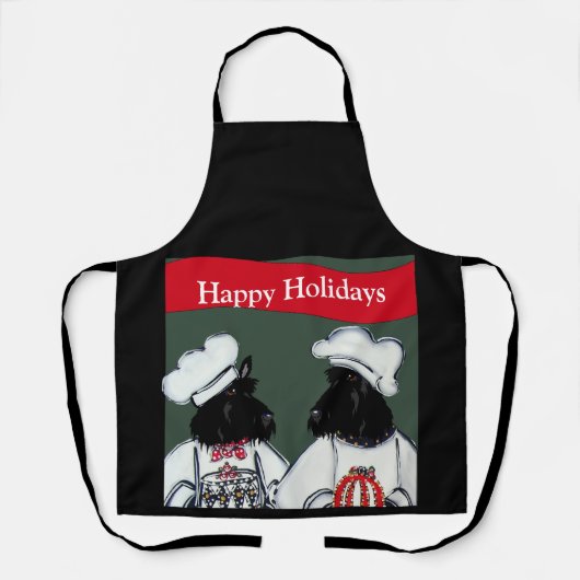 Scottish Terriers Schürze (Vorderseite)