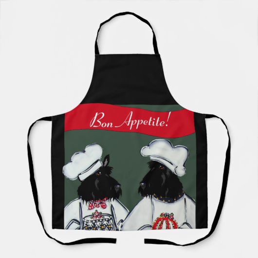 Scottish Terriers Schürze (Vorderseite)