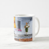 Scottish Terriers Scotland Flag Bagpiper Kaffeetasse (VorderseiteRechts)