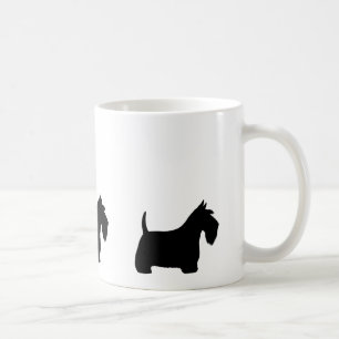 Scottish Terriers Scottie Dog Silhouetten Kaffeetasse