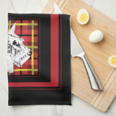 Scottish Terriers Teetuch Geschirrtuch (Viertel Falte)