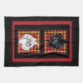 Scottish Terriers Teetuch Geschirrtuch (Horizontal)