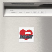 Scottish Terriers Valentine Magnet (In Situ (Geschirrspüler))