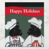 Scottish Terriers Weinetikett (Einzelnes Label)