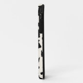 Scottish-Terrierscottie-Hundemuster-Schwarzes Case-Mate iPhone Hülle (Hinten/Links)