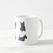 Scottish Terry Hund Magic Kaffeetasse (VorderseiteRechts)