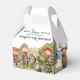 Scottish Themed Birthday Party Geschenkschachtel