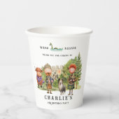 Scottish Themed Birthday Party Pappbecher (Vorderseite)