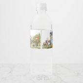 Scottish Themed Birthday Party Wasserflaschenetikett (Rückseite)