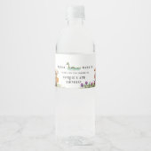 Scottish Themed Birthday Party Wasserflaschenetikett (Vorderseite)