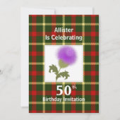 Scottish Themed Celebration Party Einladungen (Vorderseite)