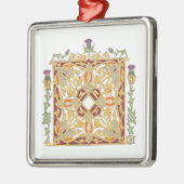 Scottish Thistle and Crown Red & Gold Celtic Knot Ornament Aus Metall (Links)