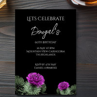 Scottish Thistle Birthday