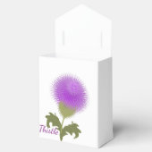 Scottish Thistle Blume Emblem Personalisiert Geschenkschachtel (Geöffnet)