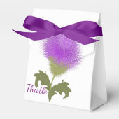 Scottish Thistle Blume Emblem Personalisiert Geschenkschachtel (Vorderseite)