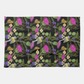 Scottish Thistle Cottagecore Pattern Geschirrtuch (Horizontal)