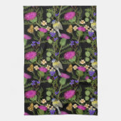 Scottish Thistle Cottagecore Pattern Geschirrtuch (Vertikal)