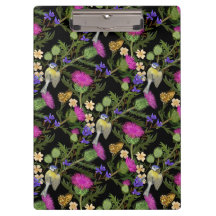 Scottish Thistle Cottagecore Pattern