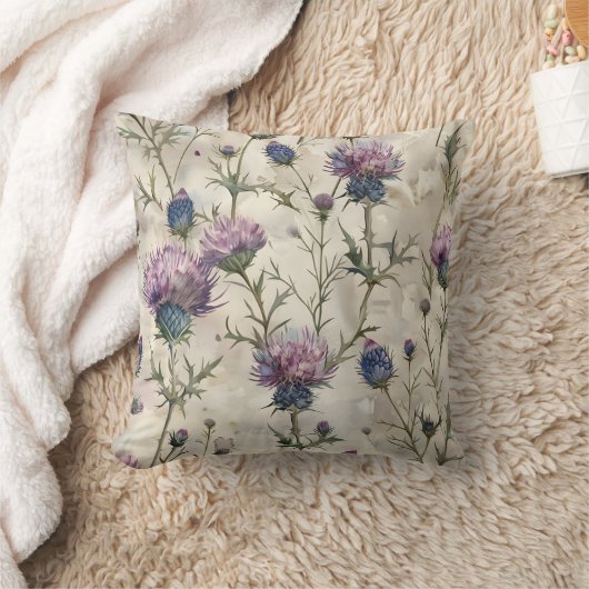 Scottish Thistle Design Kissen (Decke)