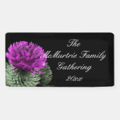 Scottish Thistle Family Ansammlung Banner (Horizontal)