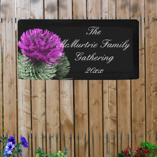 Scottish Thistle Family Ansammlung Banner