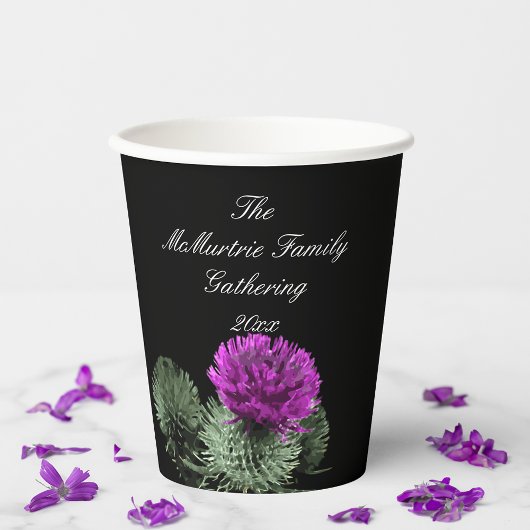 Scottish Thistle Family Ansammlung Pappbecher