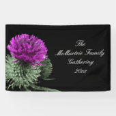  Scottish Thistle Family Gathering Banner (Horizontal)