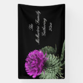  Scottish Thistle Family Gathering Banner (Vertikal)